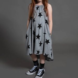 Nununu Gray Star Halter Dress size 10